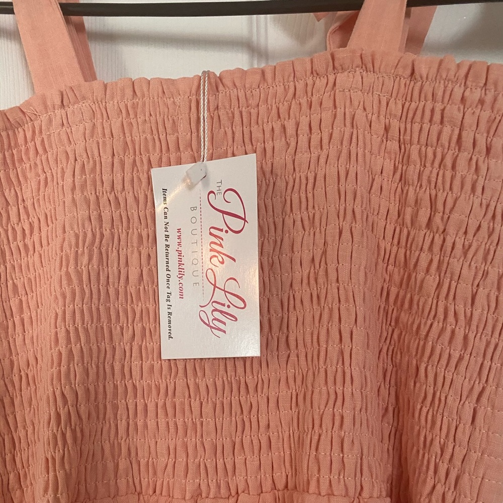NWT pink lily midi dress